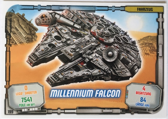 Star Wars Trading Card Game (German) Series 1 - # 199 Millennium Falcon