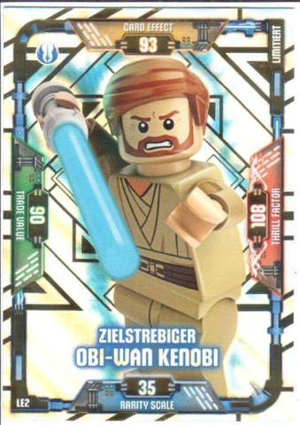 Star Wars Trading Card Game (German) Series 1 - # LE2 Zielstrebiger Obi-Wan Kenobi