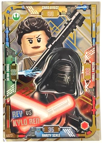 Star Wars Trading Card Game (German) Series 1 - # LE23 Rey vs Kylo Ren