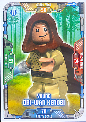 Star Wars Trading Card Game (English) Series 1 - # 7 Young Obi-Wan Kenobi