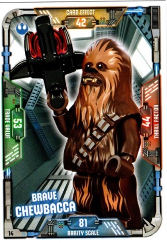 Star Wars Trading Card Game (English) Series 1 - # 14 Brave Chewbacca