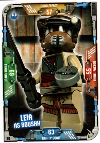 Star Wars Trading Card Game (English) Series 1 - # 20 Leia as Boushh