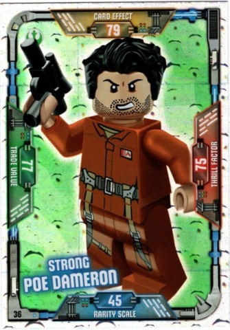 Star Wars Trading Card Game (English) Series 1 - # 36 Strong Poe Dameron