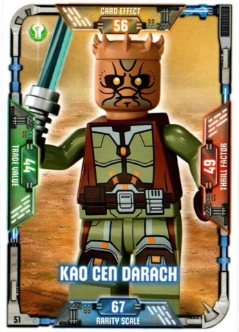 Star Wars Trading Card Game (English) Series 1 - # 51 Kao Cen Darach