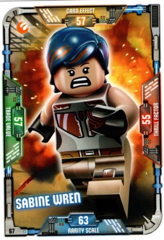 Star Wars Trading Card Game (English) Series 1 - # 67 Sabine Wren