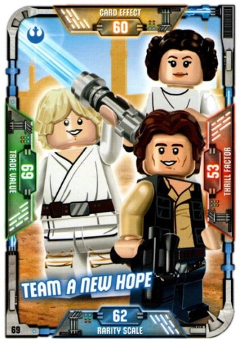 Star Wars Trading Card Game (English) Series 1 - # 69 Team A New Hope