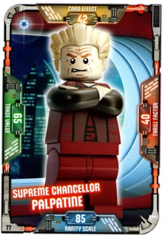 Star Wars Trading Card Game (English) Series 1 - # 77 Supreme Chancellor Palpatine