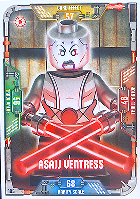 Star Wars Trading Card Game (English) Series 1 - # 105 Asajj Ventress