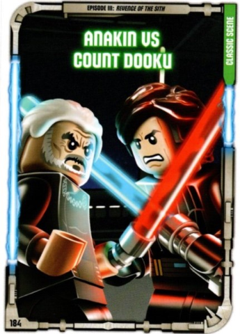 Star Wars Trading Card Game (English) Series 1 - # 184 Anakin vs Count Dooku