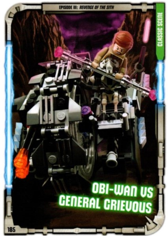 Star Wars Trading Card Game (English) Series 1 - # 185 Obi-Wan vs General Grievous