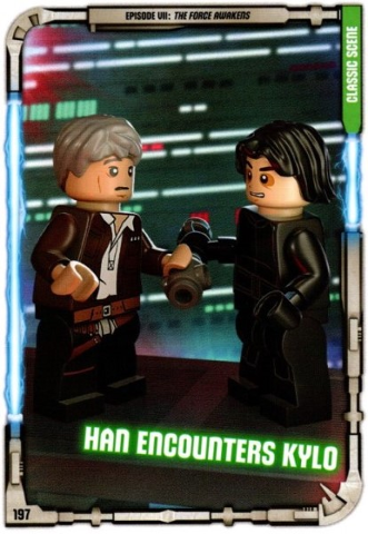 Star Wars Trading Card Game (English) Series 1 - # 197 Han Encounters Kylo