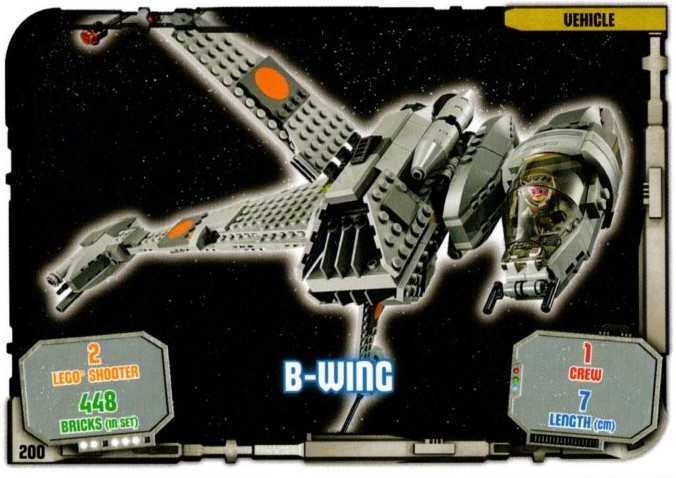 Star Wars Trading Card Game (English) Series 1 - # 200 B-wing
