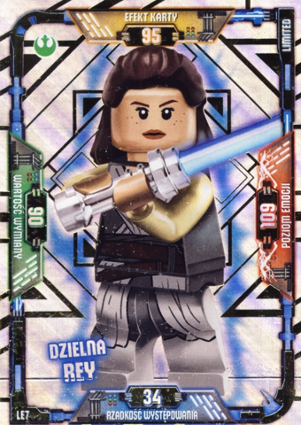 Star Wars Trading Card Game (Polish) Series 1 - # LE7 Dzielna Rey