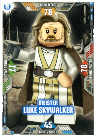 Star Wars Trading Card Game (German) Series 2 - # 2 Meister Luke Skywalker