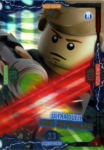 Star Wars Trading Card Game (German) Series 2 - # 5 Ultra Duell Luke Skywalker