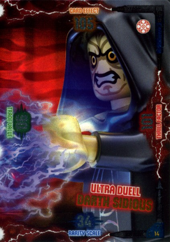 Star Wars Trading Card Game (German) Series 2 - # 14 Ultra Duell Darth Sidious