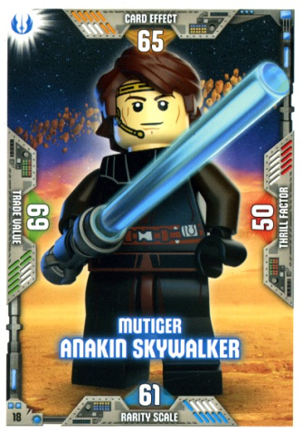 Star Wars Trading Card Game (German) Series 2 - # 18 Mutiger Anakin Skywalker