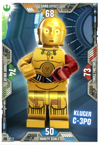 Star Wars Trading Card Game (German) Series 2 - # 26 Kluger C-3PO