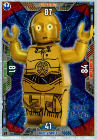 Star Wars Trading Card Game (German) Series 2 - # 27 Mega C-3PO