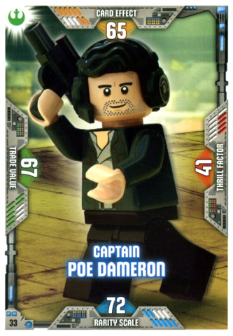 Star Wars Trading Card Game (German) Series 2 - # 33 Captain Poe Dameron