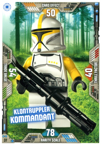 Star Wars Trading Card Game (German) Series 2 - # 37 Klontruppler Kommandant