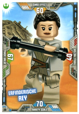 Star Wars Trading Card Game (German) Series 2 - # 39 Erfinderische Rey