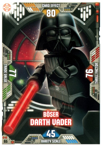 Star Wars Trading Card Game (German) Series 2 - # 65 Böser Darth Vader