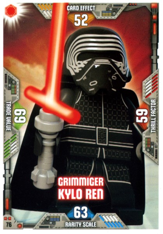 Star Wars Trading Card Game (German) Series 2 - # 76 Grimmiger Kylo Ren