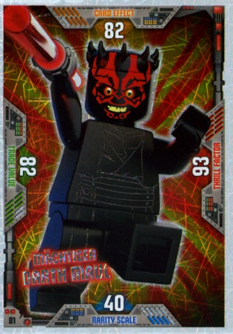 Star Wars Trading Card Game (German) Series 2 - # 81 Mächtiger Darth Maul