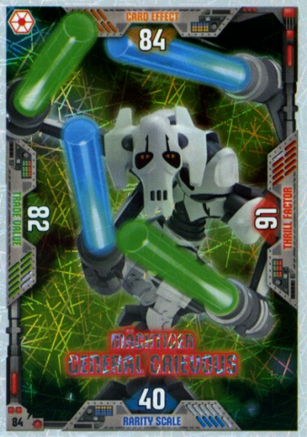Star Wars Trading Card Game (German) Series 2 - # 84 Mächtiger General Grievous