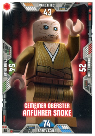 Star Wars Trading Card Game (German) Series 2 - # 85 Gemeiner Oberster Anführer Snoke