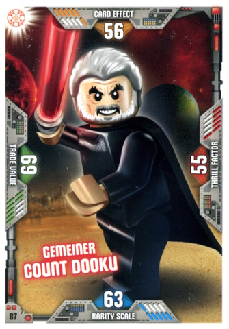 Star Wars Trading Card Game (German) Series 2 - # 87 Gemeiner Count Dooku
