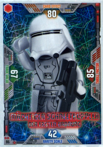 Star Wars Trading Card Game (German) Series 2 - # 95 Mächtiger Schneetruppler der Ersten Ordnung