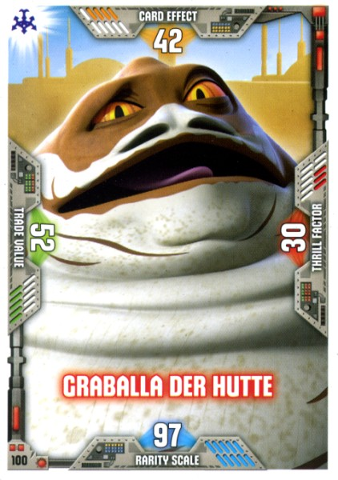 Star Wars Trading Card Game (German) Series 2 - # 100 Graballa der Hutte