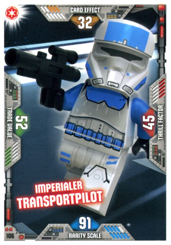 Star Wars Trading Card Game (German) Series 2 - # 106 Imperialer Transportpilot