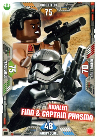 Star Wars Trading Card Game (German) Series 2 - # 110 Rivalen Finn & Captain Phasma