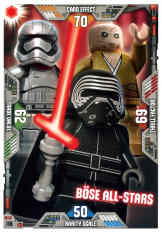 Star Wars Trading Card Game (German) Series 2 - # 116 Böse All-Stars