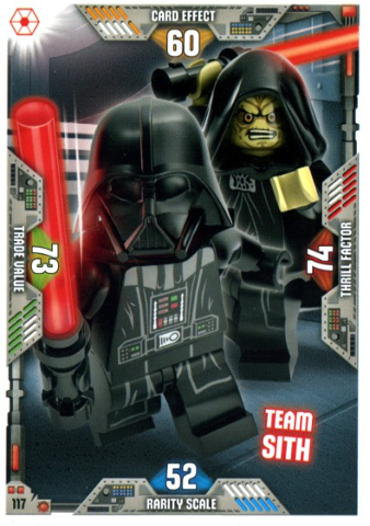 Star Wars Trading Card Game (German) Series 2 - # 117 Team Sith