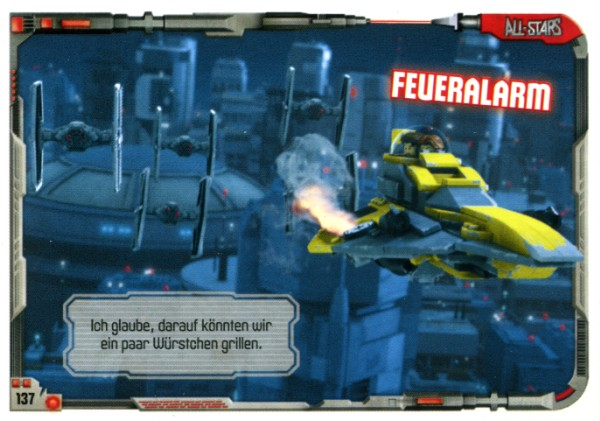 Star Wars Trading Card Game (German) Series 2 - # 137 Feueralarm