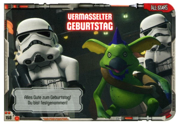 Star Wars Trading Card Game (German) Series 2 - # 158 Vermasselter Geburtstag