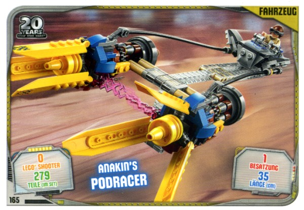 Star Wars Trading Card Game (German) Series 2 - # 165 Anakin's Podracer