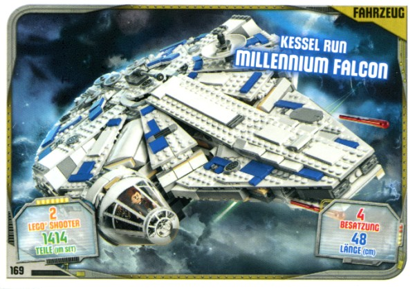 Star Wars Trading Card Game (German) Series 2 - # 169 Kessel Run Millennium Falcon