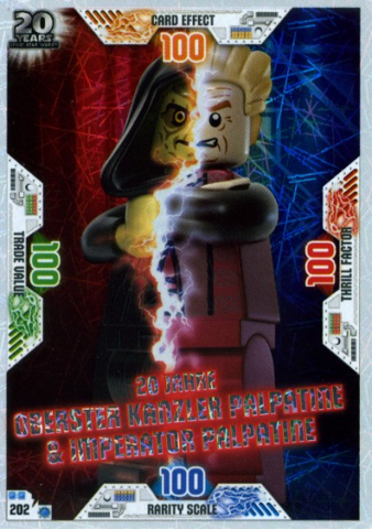 Star Wars Trading Card Game (German) Series 2 - # 202 20 Jahre Oberster Kanzler Palpatine & Imperator Palpatine