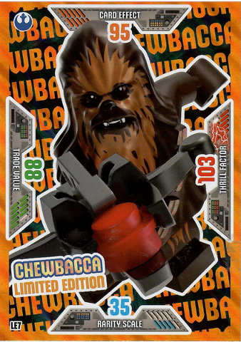 Star Wars Trading Card Game (German) Series 2 - # LE7 Chewbacca Limited Edition (Oversize XXL)