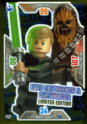 Star Wars Trading Card Game (German) Series 2 - # LE13 Luke Skywalker & Chewbacca Limited Edition