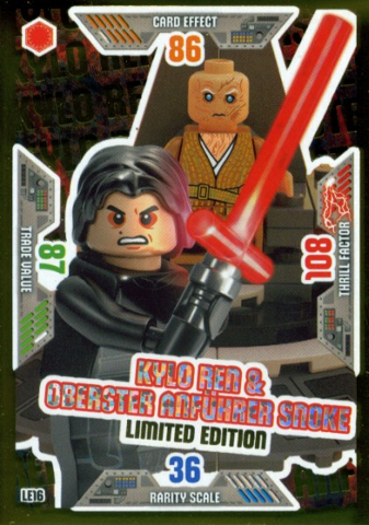 Star Wars Trading Card Game (German) Series 2 - # LE16 Kylo Ren & Oberster Anführer Snoke Limited Edition