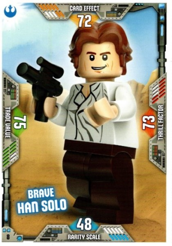 Star Wars Trading Card Game (English) Series 2 - # 8 Brave Han Solo