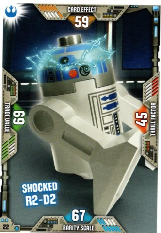Star Wars Trading Card Game (English) Series 2 - # 22 Shocked R2-D2