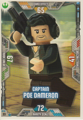 Star Wars Trading Card Game (English) Series 2 - # 33 Captain Poe Dameron