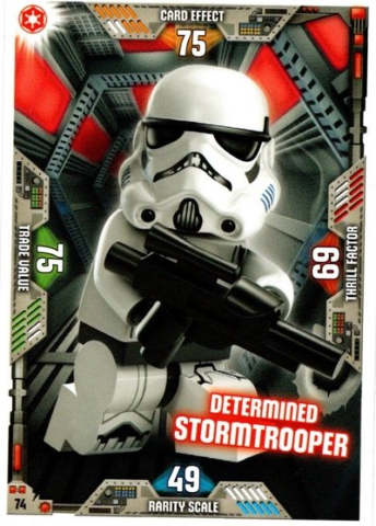 Star Wars Trading Card Game (English) Series 2 - # 74 Determined Stormtrooper